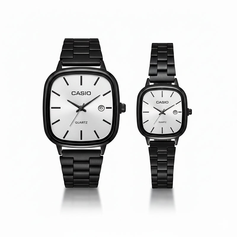 Casio Siyah Vintage Saat Seti Ice