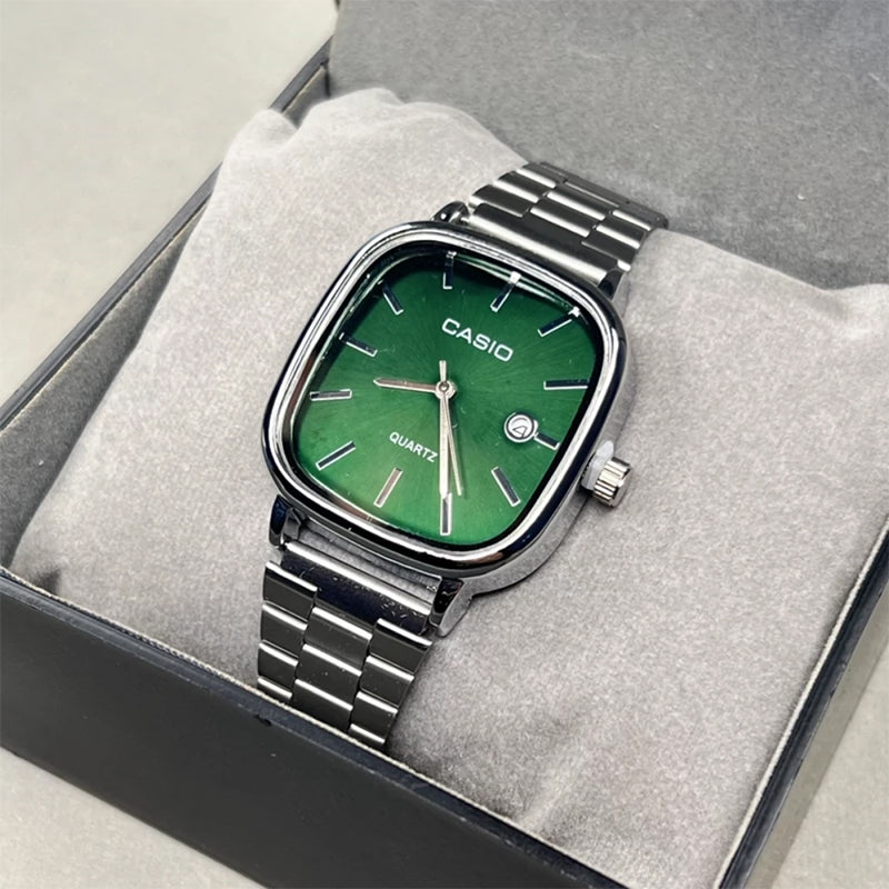 Casio Gri Vintage Saat Emerald
