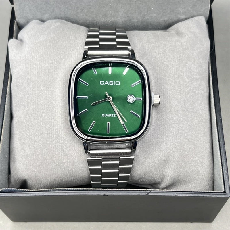 Casio Gri Vintage Saat Emerald