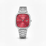 Casio Gri Vintage Saat Cherry Red