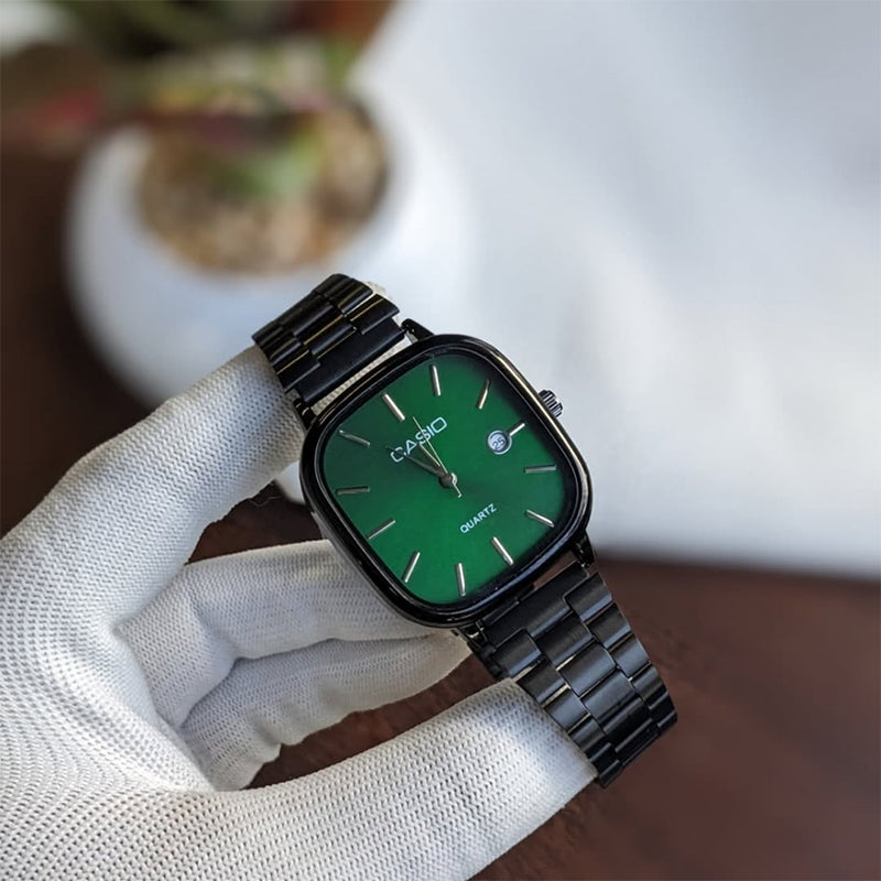Casio Siyah Vintage Saat Emerald
