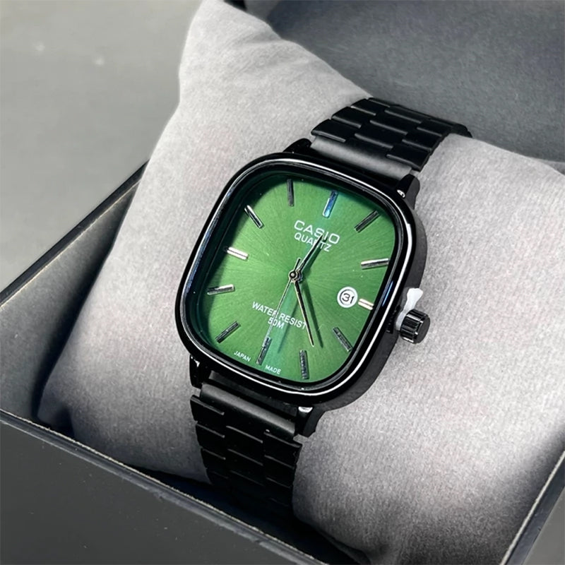 Casio Siyah Vintage Saat Emerald
