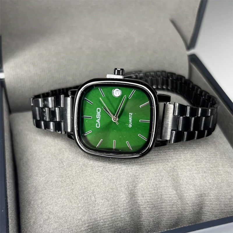 Casio Siyah Vintage Saat Emerald