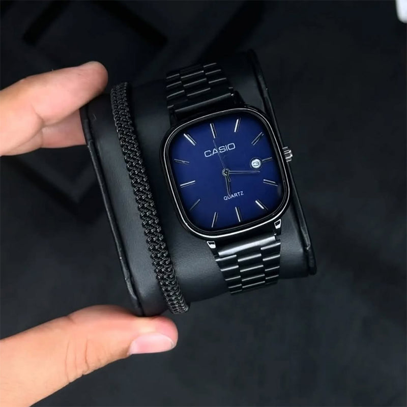 Casio Siyah Vintage Saat Diamond