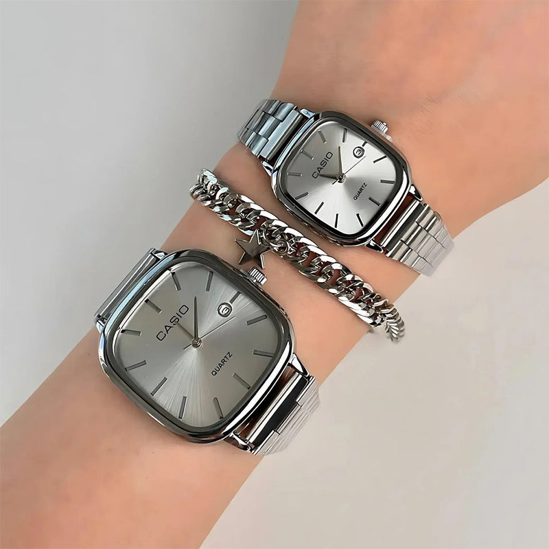 Casio Gri Vintage Saat Seti Ice