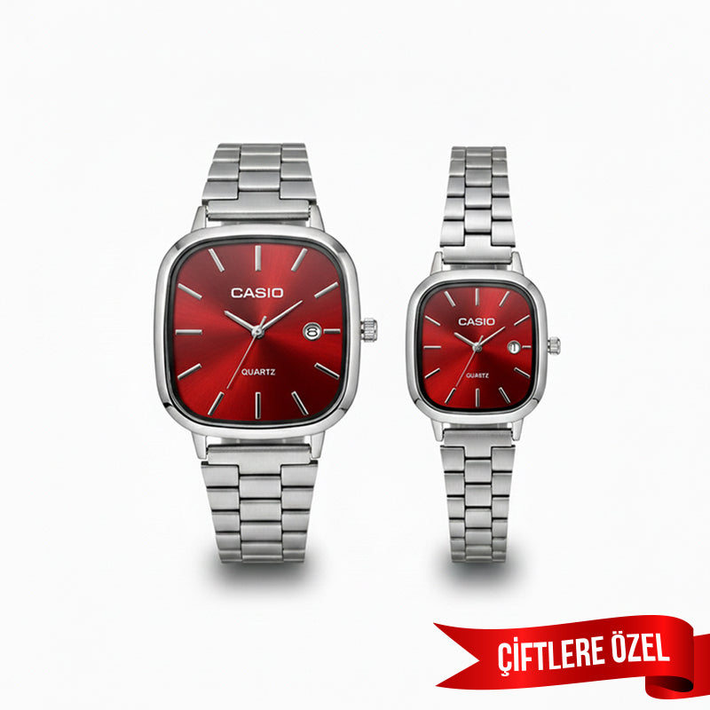 Casio Çiftlere Özel Kırmızı Set