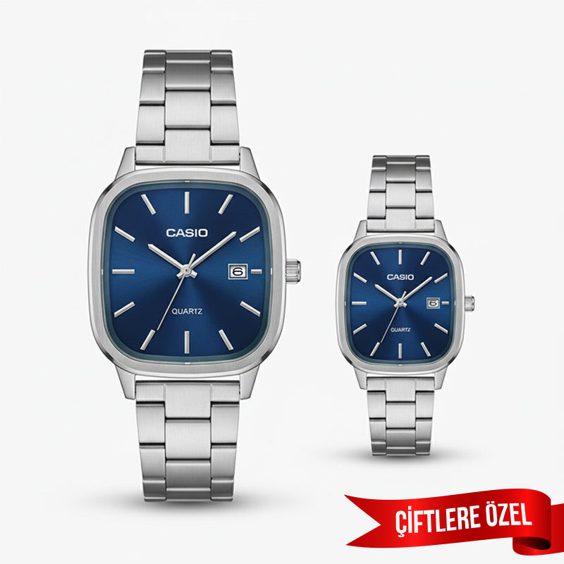 Casio Çiftlere Özel Lacivert Set